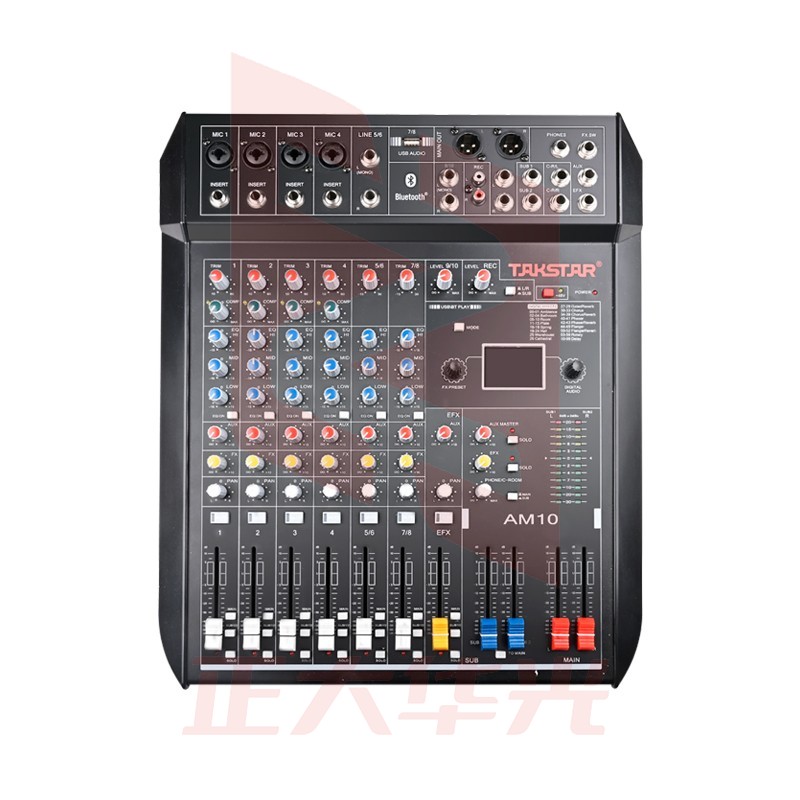 得胜 TAKSTAR  AM10 十路调音台 黑色 计价单位:台    XTGM202307181503047