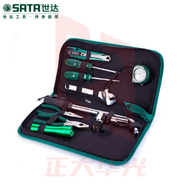 世达(SATA)11件司机随车工具组套货号06011
