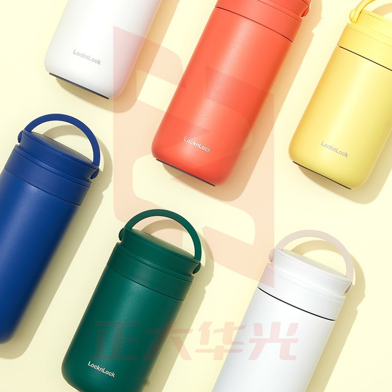 乐扣乐扣(LOCK&LOCK) 憧憬弹跳保温杯316不锈钢380ml白色LHC4273 (XTGM2023081114351111)