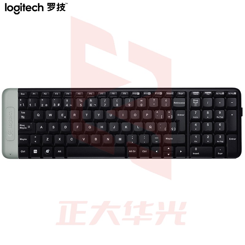 罗技(Logitech)K230  键盘 无线键盘 办公键盘 优联 笔记本键盘 黑色 带无线2.4G接收器 (XTGM202307211318329