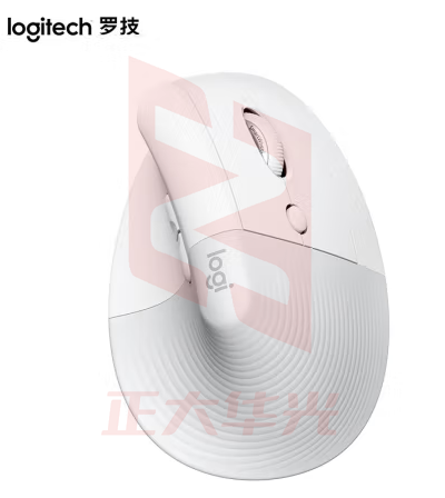 罗技(Logitech)Lift人体工学鼠标 垂直鼠标 小手鼠标 无线蓝牙鼠标 3台设备秒切换 带Logi Bolt接收器 白色 (XTGM2023072113135513)