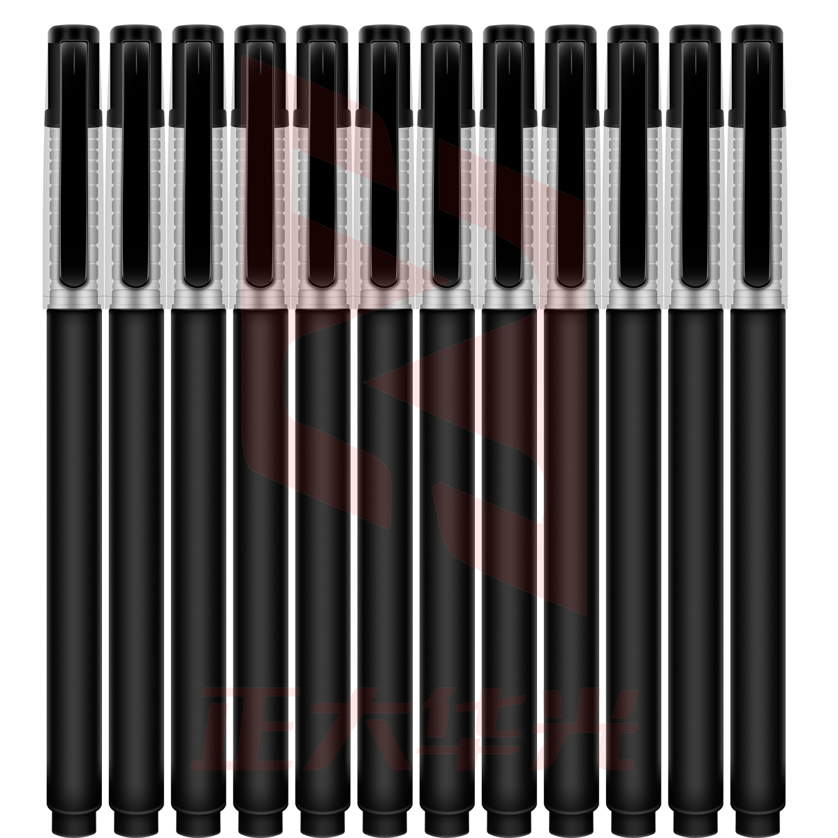 得力S77中性笔0.5mm子弹头(黑)(12支/盒)XTGM04121345164126