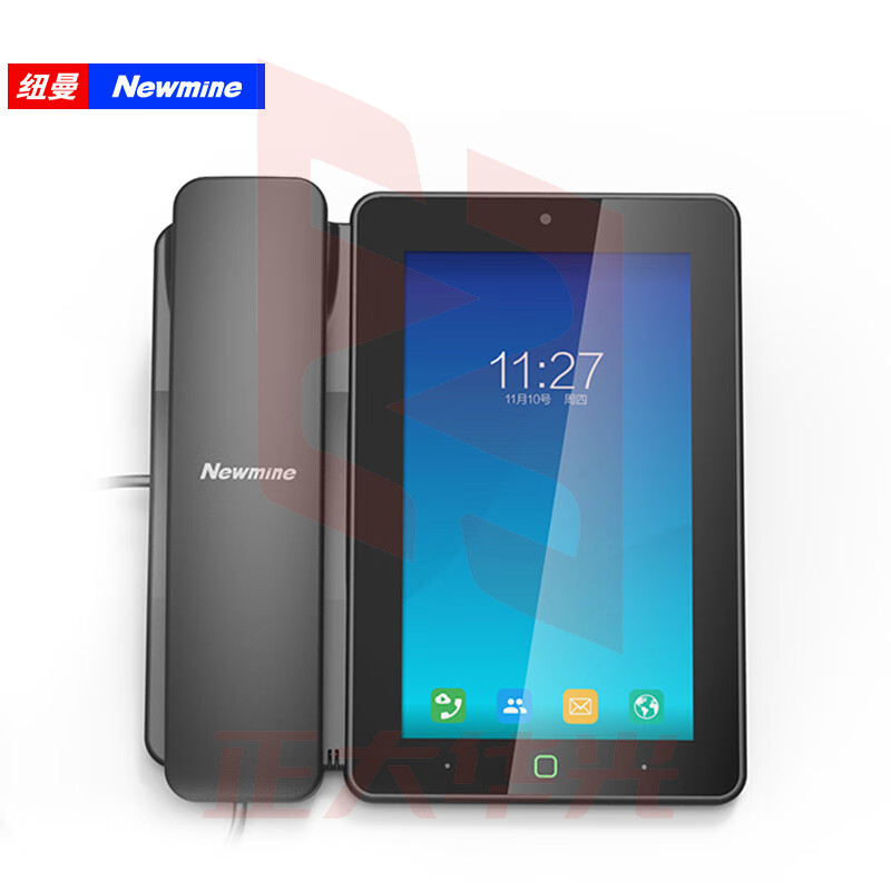 纽曼(Newmine)HL2008TSD-9084(R)高配版 IP录音电话机 智能触屏视频通话支持黑名单/通讯录/电话线 (XTGM2023081613190710)