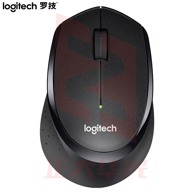 罗技(Logitech)M330  无线鼠标 黑色带无线2.4G接收器 (XTGM202307211318091)