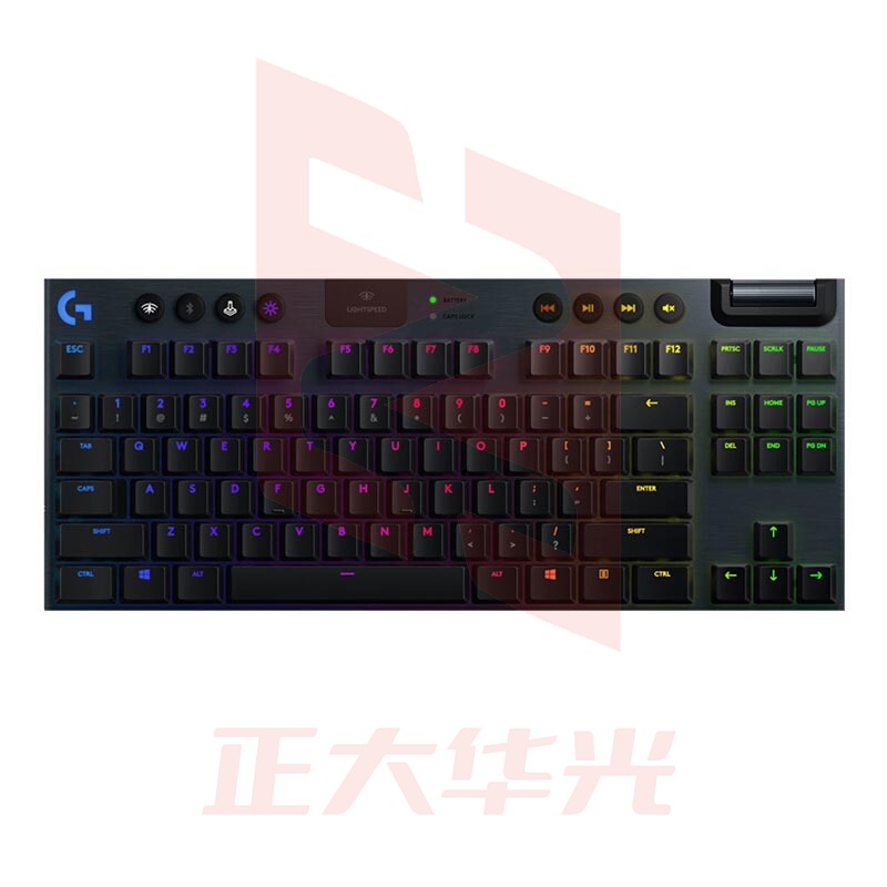 罗技G913 无数字键盘LIGHTSPEED机械游戏键盘 (GL-Tactile)TKL无线蓝牙双模 RGB背光 矮轴 T轴(类茶轴) (XTGM2023072113165210)