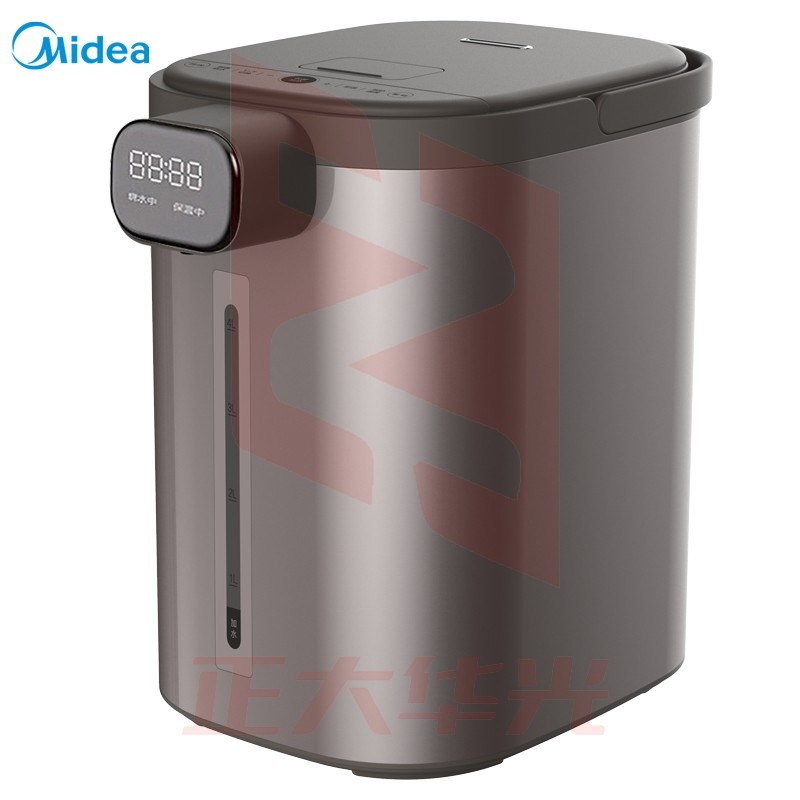 美的（Midea）电热水瓶5L家用电热水壶一键除氯多段温控双层防烫食品级304不锈钢开水壶烧水壶 SP50E503