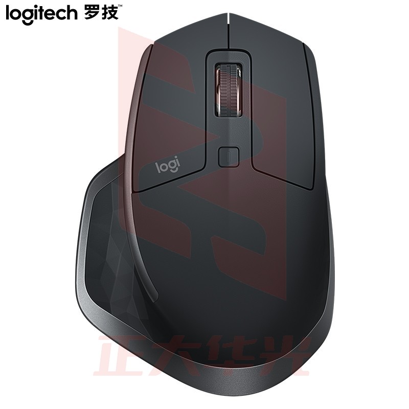 罗技(Logitech)MX  Master 2S 鼠标 无线蓝牙鼠标 办公鼠标 右手鼠标 优联 儒雅黑 带无线2.4G接收器 (XTGM202307211318317