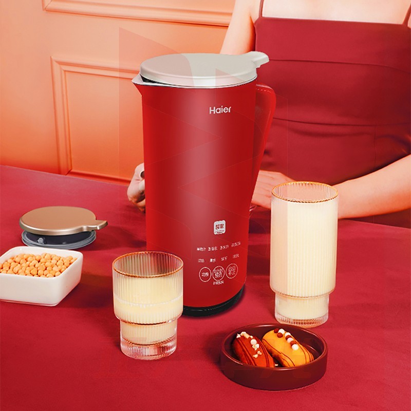 海尔 (Haier) 海尔 Haier 豆浆机 迷你免滤双层杯体304级不锈钢家用多功能搅拌机料理机HPB-10V2R (XTGM202308231118181)
