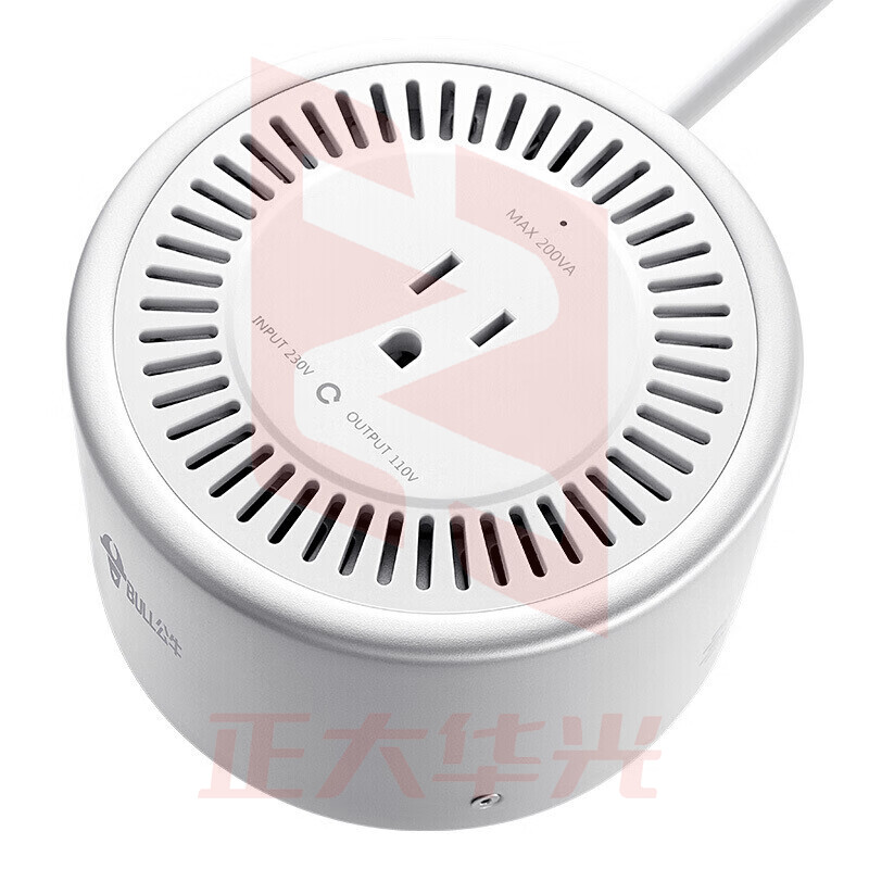 公牛(BULL) GN-P3彩盒电压转换器 美标变压器插座/排插/插排/接线板/230V-110V转换 GN-P3功率500W内适用     XTGM202307191355305