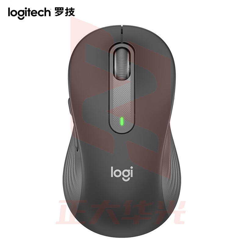 罗技(Logitech) M650 鼠标 无线蓝牙鼠标 商务办公 轻音点击 支持自定义按键 黑色 大手型   (XTGM202307211314085)