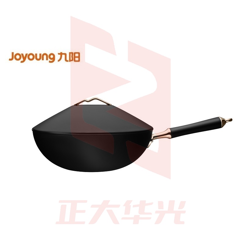 九阳(Joyoung)炒锅CF30C-CJ970家用大铁锅煤气灶专用无涂层不粘锅大容量微压蜂窝锅国潮 30CM (XTGM2023081115244211)