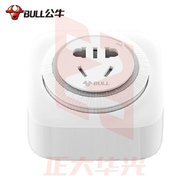 公牛(BULL)GND-2D 机械式吸塑装定时器/定时器插座 开关机械式24小时大功率定时16A (XTGM202307191355129)