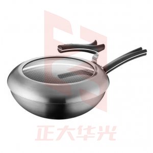 苏泊尔/SUPOR CC30JA1 炒锅不锈钢不易粘锅 少油烟X晶盾304不锈钢锅具 电磁炉燃气通用 30CM   XTGM2023070213244512