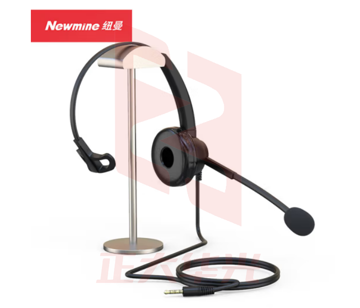 纽曼(Newmine)HW600S单耳话务耳机3.5mm插头 头戴式话务耳机 (XTGM2023081613223211)