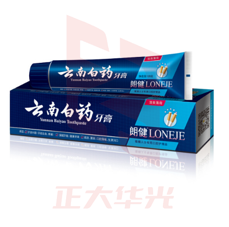 云南白药 120g 清爽薄荷香型朗健牙膏 XTGM202306211610115