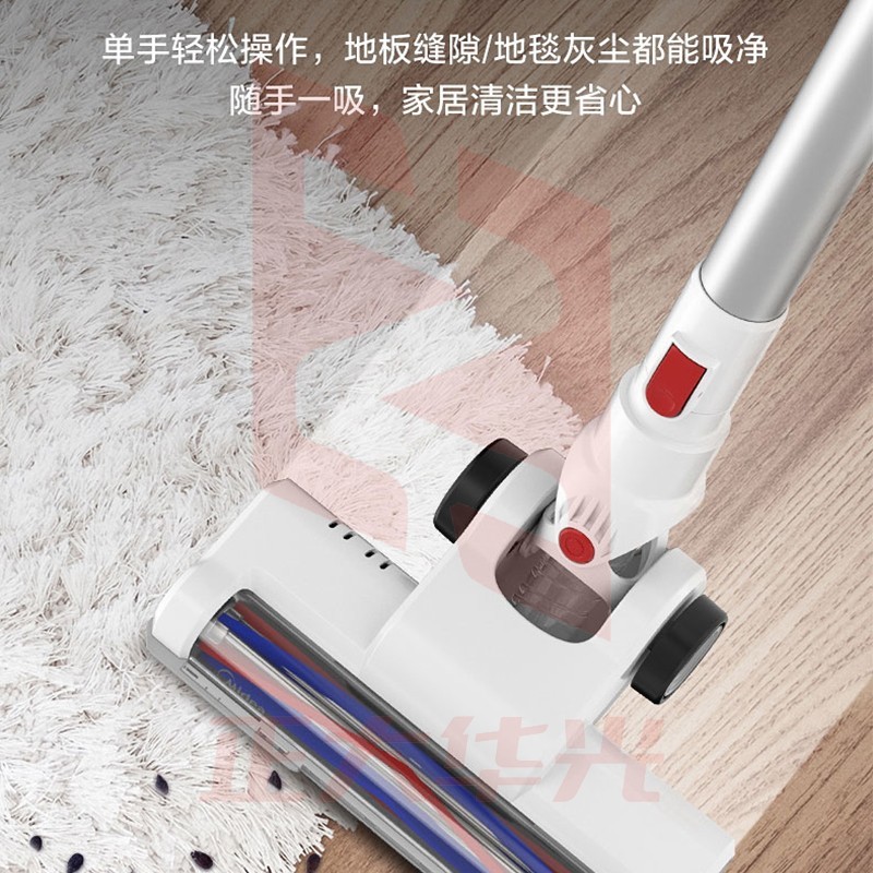 美的（Midea）P60手持大吸力双电机车载轻便家用二合一强力吸尘器（线下同款）