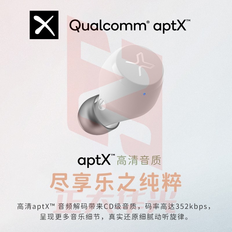 漫步者(EDIFIER)声迈X3 Plus 真无线蓝牙耳机 迷你TWS音乐运动手机耳机 通用苹果安卓手机 霜雪白 (XTGM202308151253051)