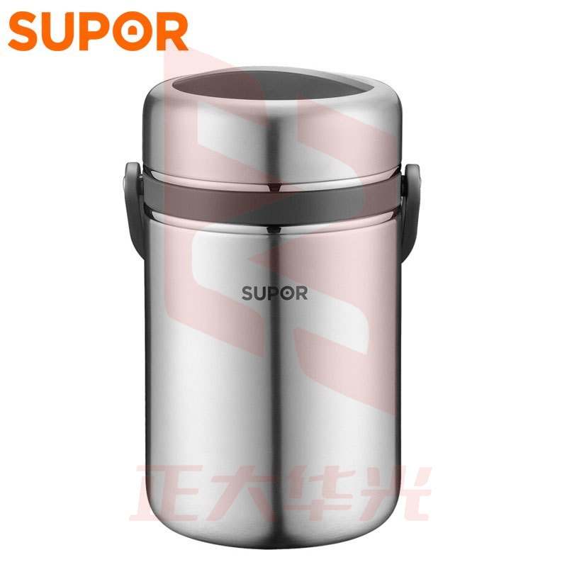 苏泊尔 KF15A1 高汤宝系列保温提锅 1L 黑色 XTGM202307021303140