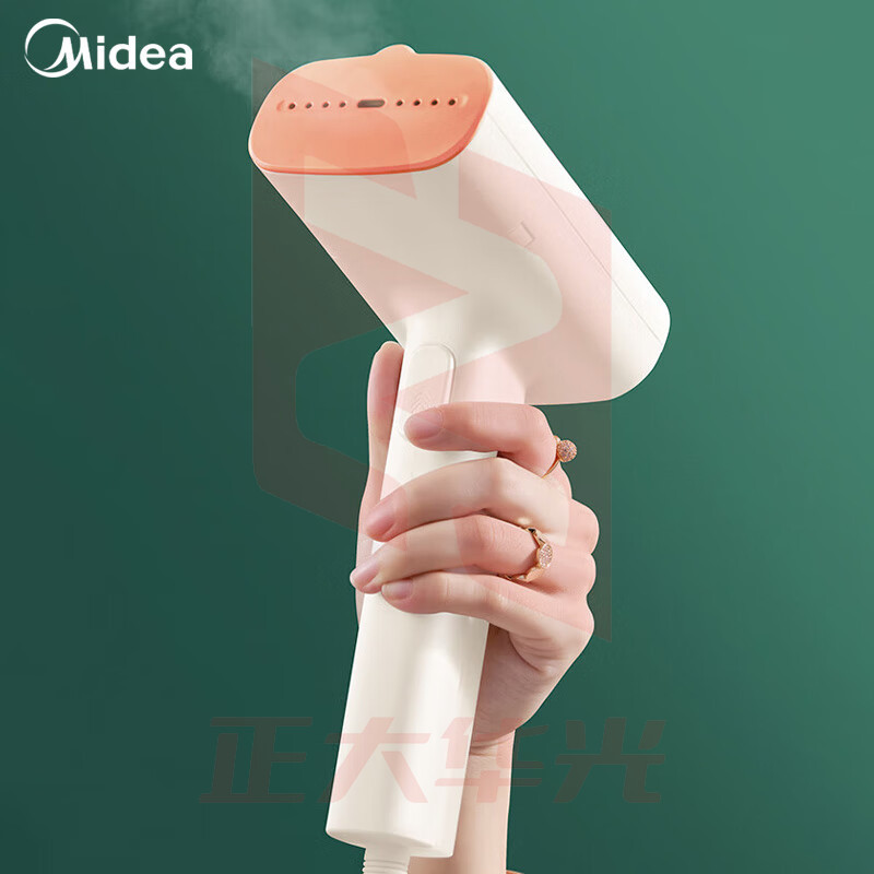 美的（Midea）挂烫机 家用智能蒸汽加热迷你电熨斗 小巧便携式旅行熨烫机 YBJ10G3