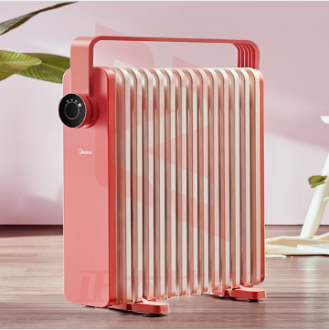 美的 Midea HYX22K 电热油汀取暖器/电暖器/电暖气家用/轻音烘衣/13片大面积全屋劲暖节能 