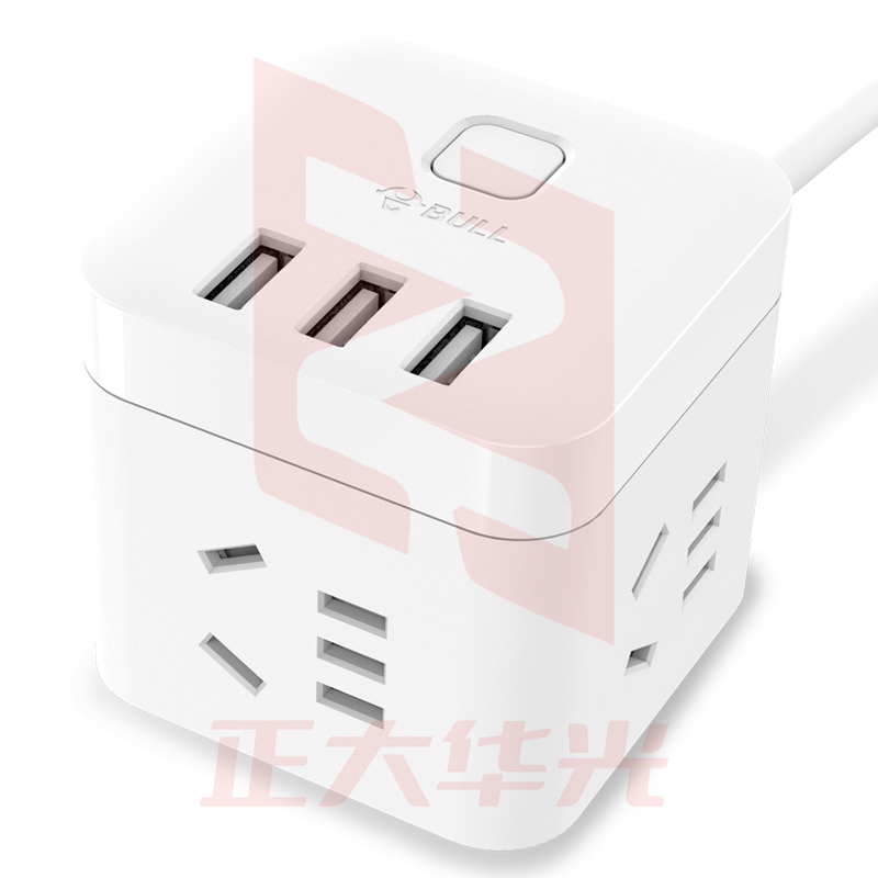 公牛魔方转换插座 1.5米U303U 3个USB+3插位   XTGM202307201341183