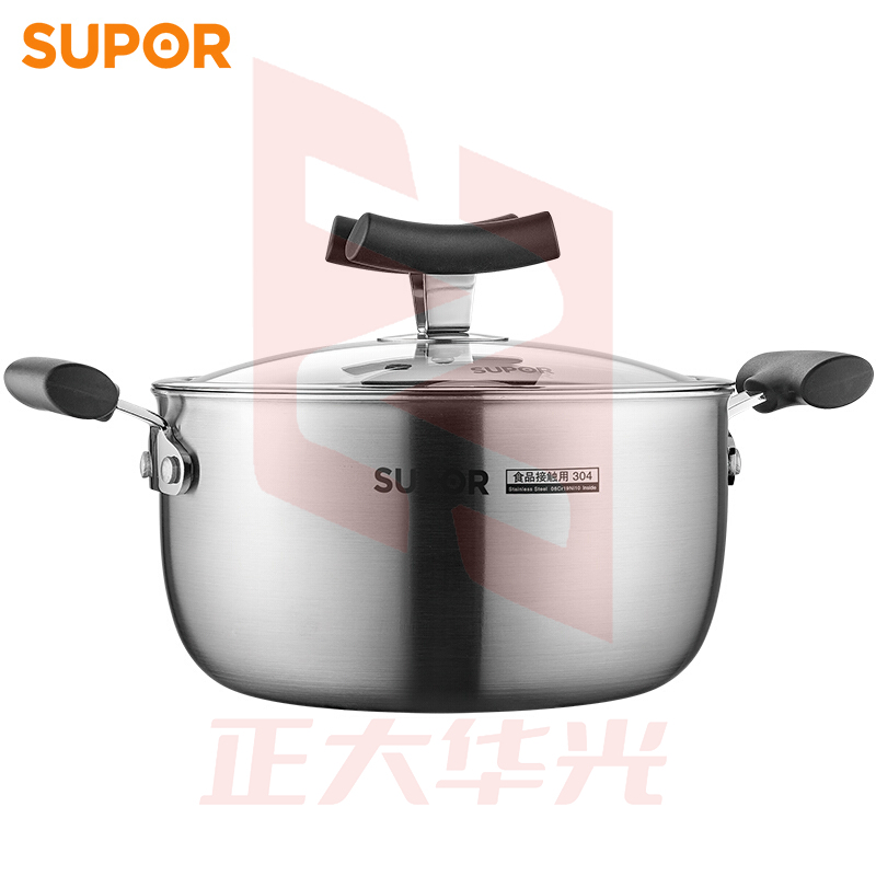 苏泊尔CT22JA1 X晶盾不锈钢汤锅 22cm      XTGM202307021302515