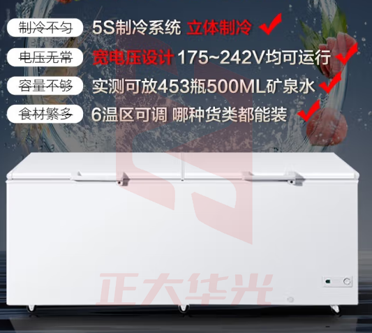 海尔(Haier)冰柜商用大容量829升 BC/BD-829HEZ冷藏箱柜 (XTGM202308231118266)