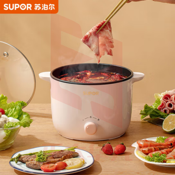 苏泊尔H20YK830 多用途锅电煮锅 煎涮一体不粘锅 2.5L    XTGM2023070213262811