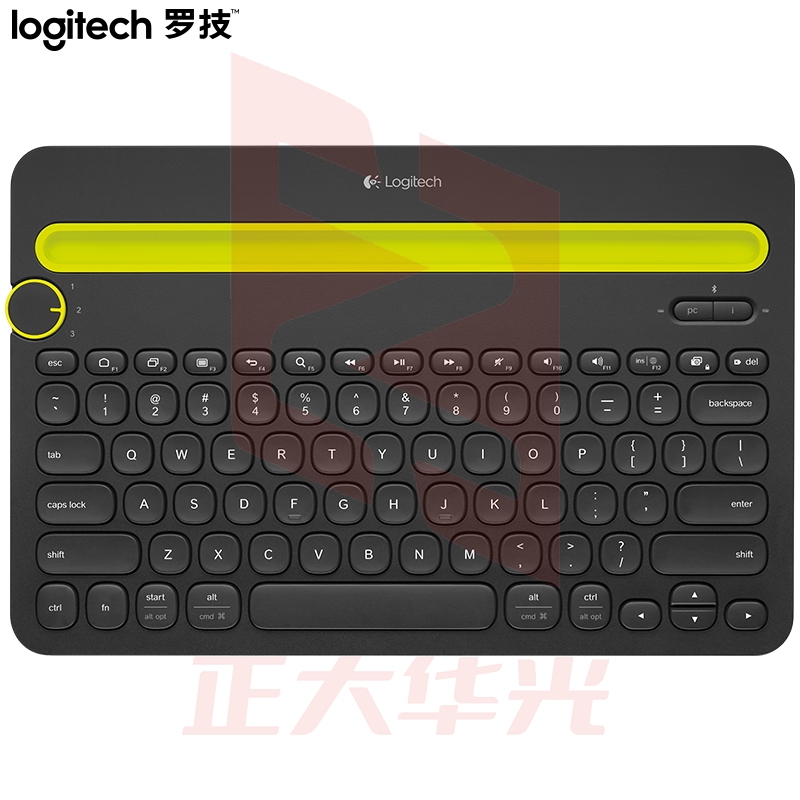 罗技(Logitech)K480 键盘 无线蓝牙键盘 办公键盘 女性 便携 超薄键盘 笔记本键盘 黑色  (XTGM202307211318522)