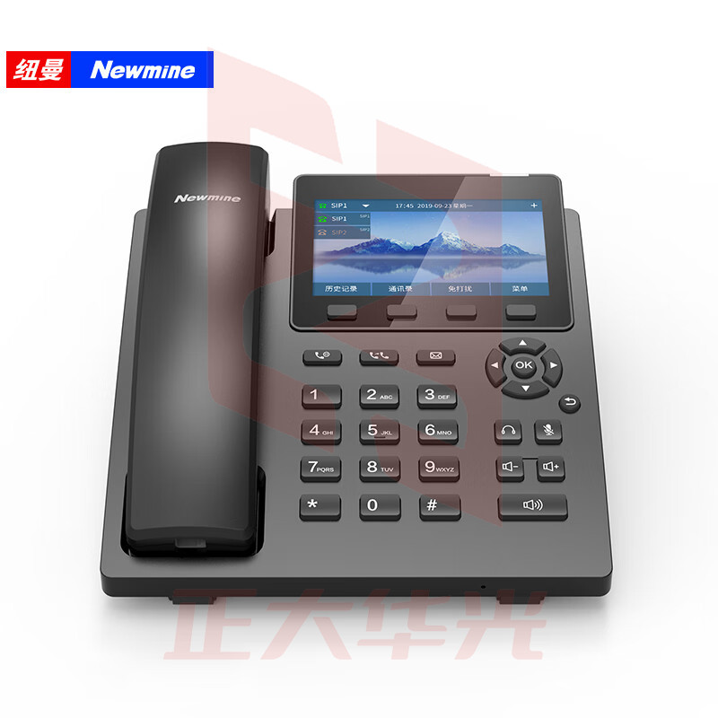 纽曼(Newmine)HL2008TSD-9083(R) IP录音电话机座机 网络办公固话 商务座机 支持黑名单/通讯录 (XTGM202308161320327)