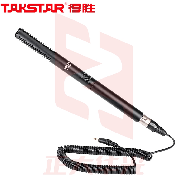 得胜(TAKSTAR)SGC-578采访麦克风新闻会议录音话筒 DV摄像机单反机外接采访麦 黑色 XTGM202307181516446