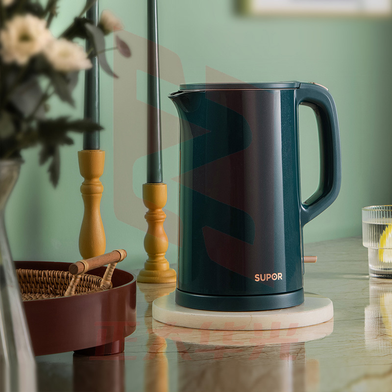 苏泊尔(SUPOR)电热水壶 双层防烫烧水壶 低分贝安静煮水电水壶 XTGM202307021326160