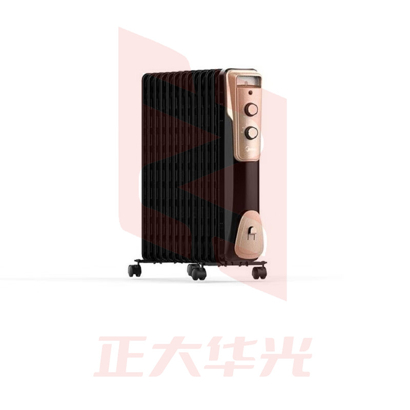 美的（Midea）取暖器/电暖器/电暖气片家用 节能省电 低噪加湿烘衣 13片大面积劲暖电热油汀NY2513-16JW