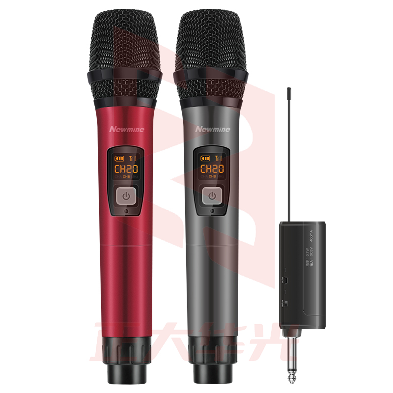 纽曼(Newmine)无线麦克风 MC39 一拖二 双手麦 (XTGM202308161317557)