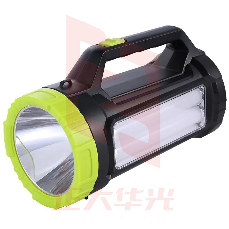 康铭手提灯探照灯强光远射大功率手电筒充电矿灯LED照明灯电瓶灯户外野营灯帐篷灯家用应急灯安防巡逻灯 2685A  XTGM202311081115410