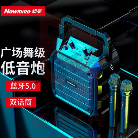 纽曼 Newmine k98无线蓝牙音箱户外大音量广场舞音响小型家用收音机手提便携式 (XTGM2023081613300010)