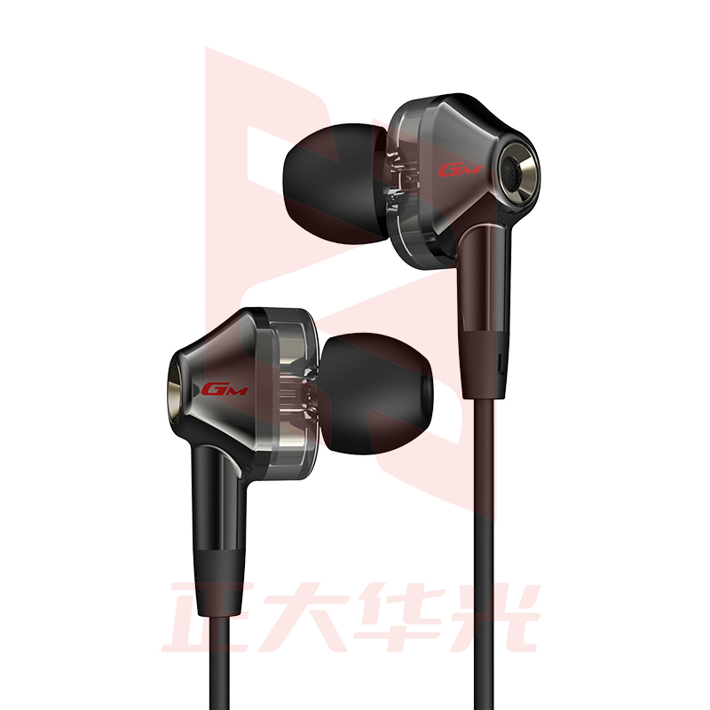 漫步者(EDIFIER)HECATE GM360pro 圈铁耳机Hi-Res 入耳式三单元动铁耳机 K歌音乐通用小米华为 金属黑色 (XTGM2023081512521810)