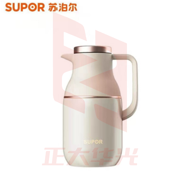 苏泊尔KC17FZ50 星辰304不锈钢大容量保温壶 1.7L象牙白XTGM2023070213032813