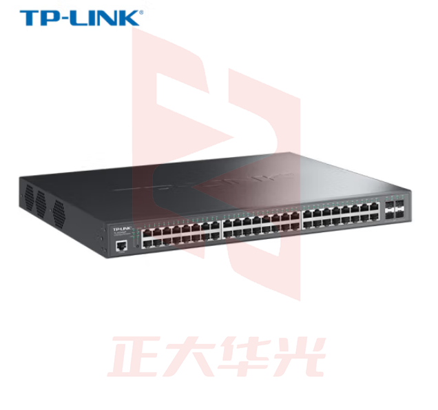 普联(TP-LINK)TL-SG3452P 52口千兆二层网管PoE交换机48口供电带4光口企业级网络监控安防摄像头专用交换器 (XTGM202308151301018)