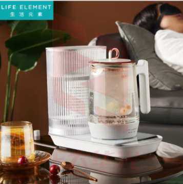 生活元素(LIFE ELEMENT)台式净水机加热净水器净饮一体机养生壶加热二合一免安装上水烧水壶迷你茶吧机I168