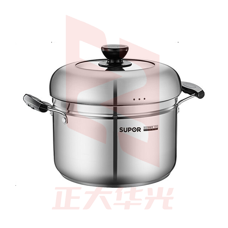 苏泊尔(SUPOR) SZ22S1 单层蒸滋味复底304不锈钢汤蒸多用锅 通用22cm(单位：个) XTGM202307021302309