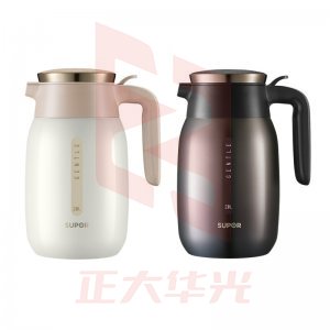 苏泊尔 SUPOR KC20BK1 保温壶 大容量304不锈钢真空保温瓶 2.0L 白色XTGM202307021303239