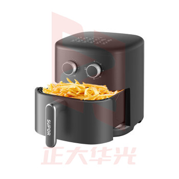 苏泊尔(SUPOR)ZMD安心系列企业级 蒸汽嫩炸 脆嫩轻食 1500W大功率 安全锁结构 5.0L大容量空气炸锅XTGM2023070213265211