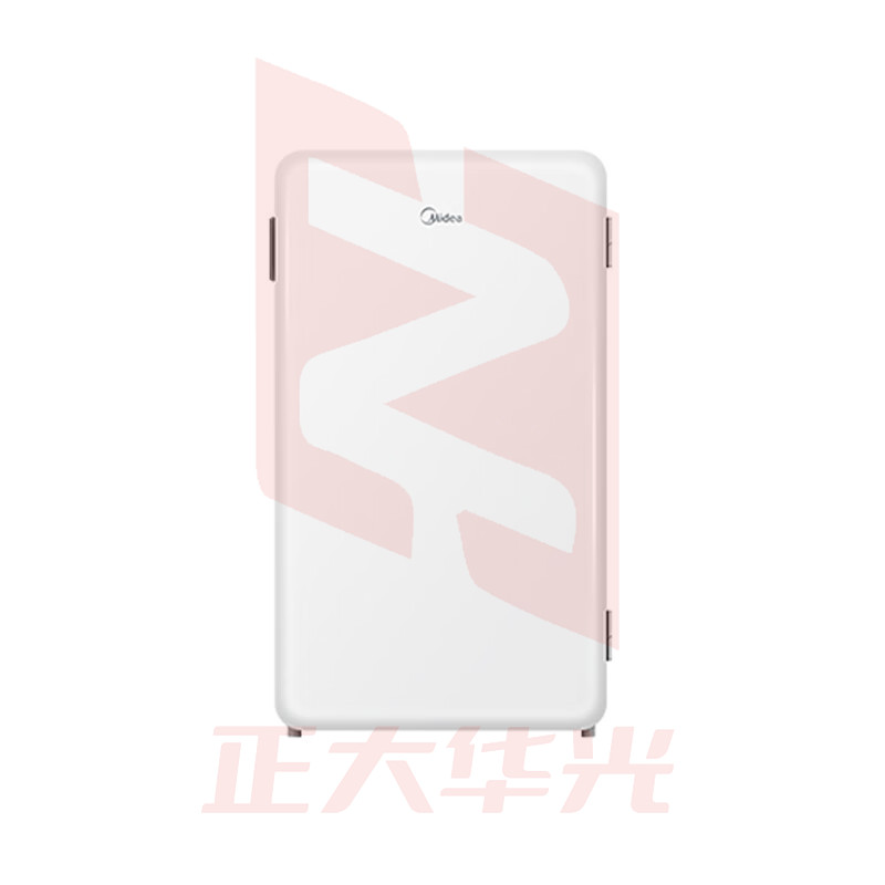 美的(Midea) 93升单门一级能效节能省电低音复古白色小冰箱 冷藏租房家用宿舍办公室可放美妆可调温 BC-93MF