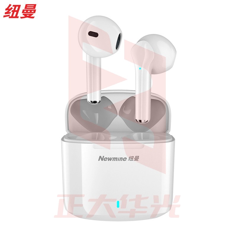 纽曼(Newmine)X5S 蓝牙耳机真无线 运动跑步半入式 电竞游戏 适用苹果安卓华为红魔手机 白色 (XTGM202308161327067)