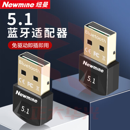 纽曼(Newmine)NM-BT600 USB蓝牙接收器5.1发射器 蓝牙适配器 适用台式机电脑蓝牙模块连接键盘鼠标无线蓝牙耳机音响免驱  XTGM202308161314387