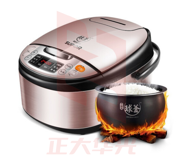 苏泊尔CFXB40FC8633Q-75 球釜4升家用3-4人电饭煲 智能预约 拉丝金属外壳 XTGM202307021325583