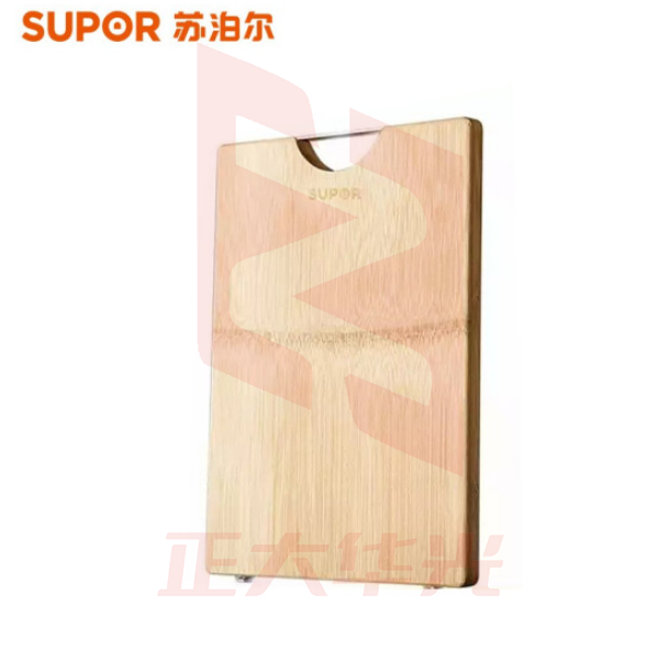 苏泊尔Z403022AD1 可立整竹砧板 硅胶脚垫不锈钢把手40*30*2.2cm 	   XTGM2023070213023412