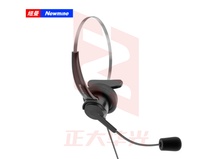 纽曼(Newmine)NM-HW900 办公单耳话务耳机客服销售耳麦 头戴式商务耳麦RJ9水晶插头 (XTGM202308161324575)