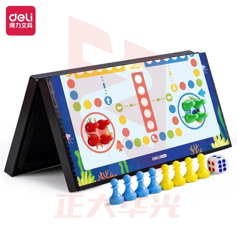 得力YW110-F_中号磁石棋-飞行棋(混)(盒) (XTGM202308141616265)